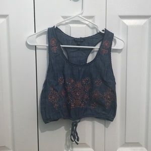 Cute patterned crop top!